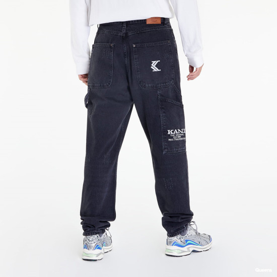 Karl Kani Ανδρικό παντελόνι Retro Tapered Workwear Heavy Distressed Denim